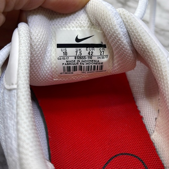 Nike Tanjun White Casual Athletic running Sneakers for finish line size US10 - Picture 6 of 14